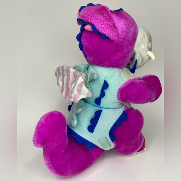 Vintage 1987 Hasbro Be Mores pink dinosaur - Picture 7 of 7